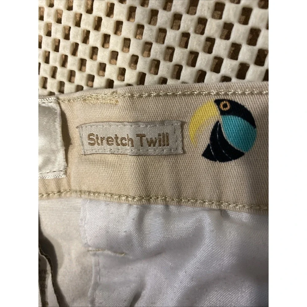 MENS RAW YARN INDUSTRIES TOUCAN WHITE SHORTS SIZE 30